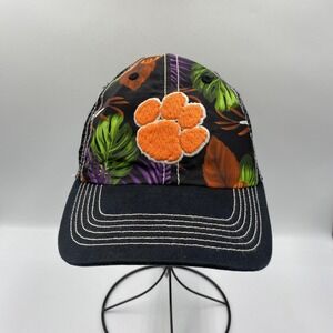 Clemson Tigers Hat Cap Snap Back Trucker Mesh NCAA Football Floral One Size‎
